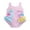 Pink, variant on aturustex Print Ruffles One-Piece Swimsuit (Girl’s, Sizes 18M-6T)