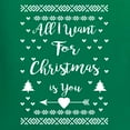 thumbnail image 3 of All I Want for Christmas Is You Christmas Sweater Christmas Matching Couple Unisex Long Sleeve Shirt, 3 of 5