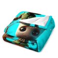 thumbnail image 3 of Manta de Baby Yoda, manta de tela de superficie vertical súper suave de varios tamaños, acogedora y cálida, adecuada para cama, sofá, campamento, viajes, para todas las estaciones, liviana y compacta, 3 of 8