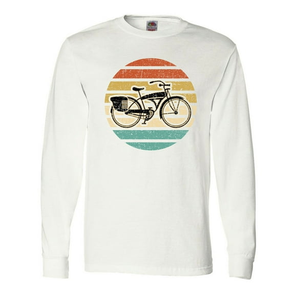 Inktastic Cycling Vintage Bicycle for Cyclist Long Sleeve T-Shirt