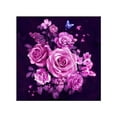 thumbnail image 2 of DIY Rose Butterfly Cross Stitch Color Embroidery needlework Rose Flower Needlework 5D Resin Diamonds Embroidery Painting Picture, 2 of 9