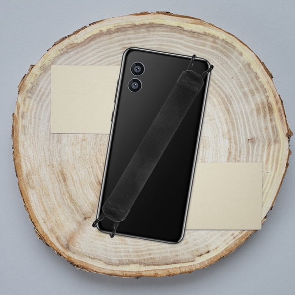 Luxshiny Black Tablet Hand Strap with Strong Buckle for Anti Drop Phone Grip