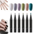 thumbnail image 6 of 1Pc Nail Pen,Nail Painting Pen,Nail Equipment,3 in 1 5ml One Step DIY Nail Gel Pen for Women,Nail Polish Pens Manicure Pedicure Nail Varnish Pens for Home Salon Nail Gel Pen Nail Art Pen,28,0.63x6.3", 6 of 9