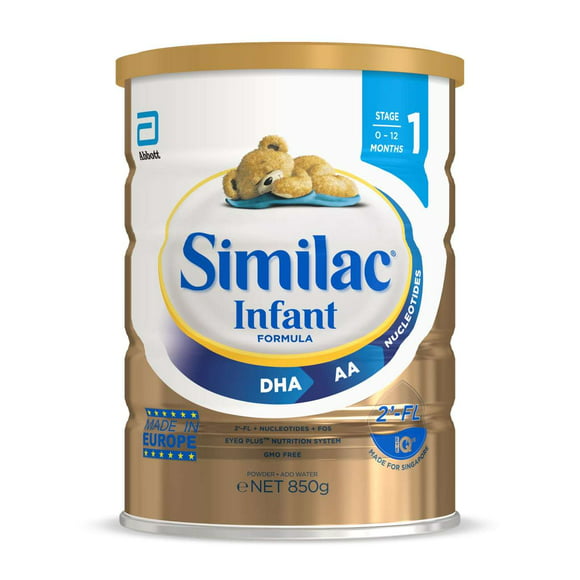 Similac Baby Formula Powder, Imported, with 2-FL HMO, 850 g (29.9 oz) Can