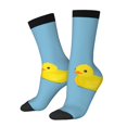 thumbnail image 1 of Balery Cute Ducky Calcetas Largas con Estampado para Hombre y Mujer – Suaves y Transpirables, Talla Única (US 5-11), 1 of 6