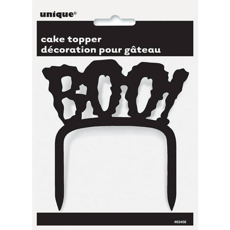 Plastic Boo! Halloween Cake Topper