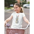 thumbnail image 2 of Happy Bunny With Carrot T-Shirt Juniors -Image by Shutterstock,  x-Small, 2 of 4