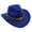 ZL-Blue, variant on Wxirdiow Sun Hat for Toddler Summer Sun Straw 6 Colours Beach Girls Boys Kids Child Western Cowboy Hat 2 To 6Y Navy Size,2-5Y