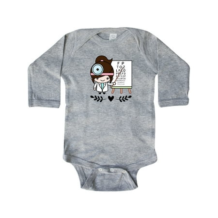 

Inktastic Optometrist Gifts Gift Baby Girl Long Sleeve Bodysuit