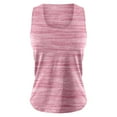 thumbnail image 4 of Women's Summer Yoga Vest Top U Neck Sleeveless Fitness Training Stylish Workout Tank Tee Lightweight Breathable Activewear, 4 of 5
