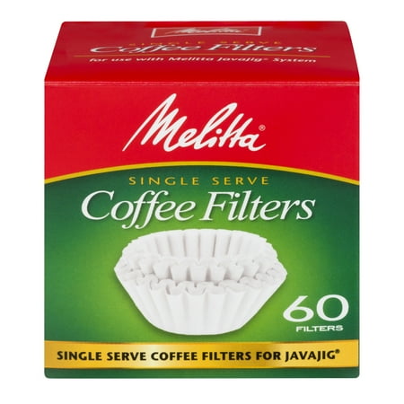 (11 pack) (11 Pack) Melitta Single Serve Coffee Filters for Javajig, 60 Ct