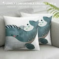 thumbnail image 3 of Seat Belt Cover Pillow for Kids，Cute Whales Car Seatbelt Cushion Shoulder Neck Support Protector Pad Seat Strap Pillows Kids Seat Belt Cushion for All Cars Seat Belts, 3 of 5
