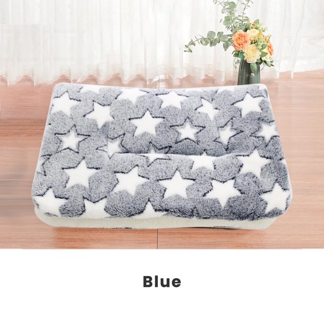 Manta gruesa de franela suave para mascotas, almohadilla de forro polar suave, alfombra para cama para cachorro, perro, gato, cojín para sofá, alfombra para el hogar, mantiene el calor, funda para dor
