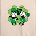 thumbnail image 3 of Disney - Mickey & Minnie Shamrock - Women's French Terry Long Sleeve Pullover, 3 of 5