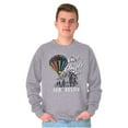 thumbnail image 5 of Get High New Mexico Hot Air Balloon Sweatshirt for Men or Women Brisco Brands S, 5 of 5