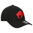 thumbnail image 3 of Men's New Era Black Buffalo Bills Throwback Main 39THIRTY Flex Hat, 3 of 6