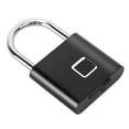 thumbnail image 3 of Cerradura de puerta Seguridad Sin llave USB Recargable Huella digital Candado inteligente Negro IP65, 3 of 8