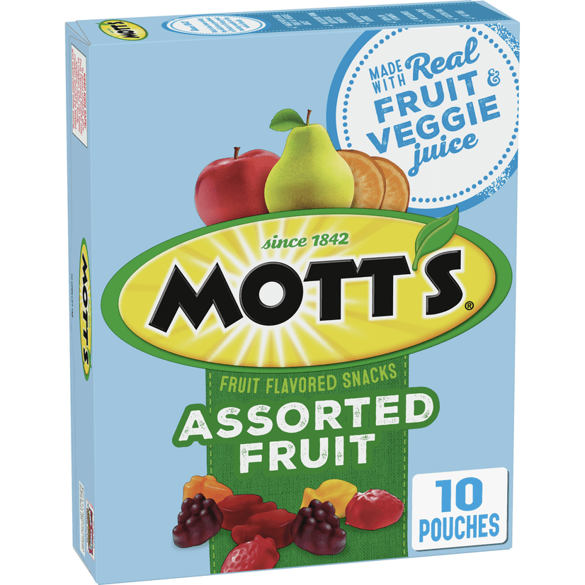Mott's Assorted Fruit Flavored Snacks, 10 ct, 8 oz