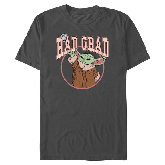 Mens Star Wars: The Mandalorian Rad Graduate Grogu T Shirt