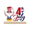 thumbnail image 4 of American Independence Day Decorations Wooden Letters Creative Ornament, 4 of 6