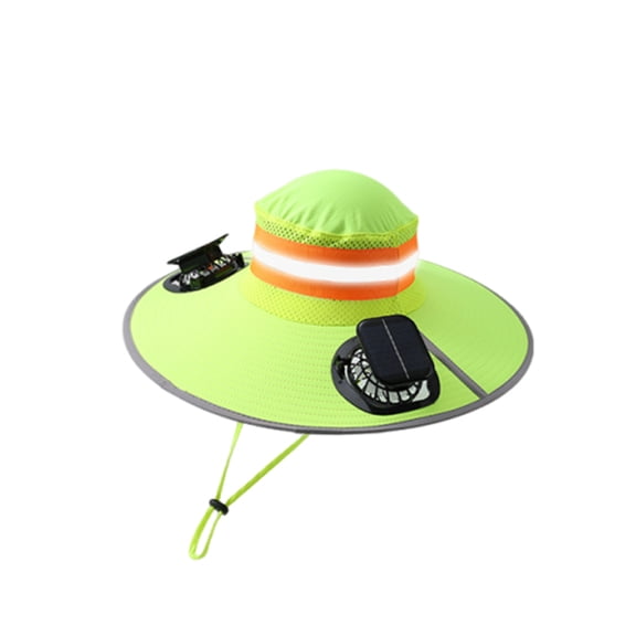 Hat with Fans Solar Power,Solar Panel Powered Fan,Summer Solar Charging Double Fan Baseball Cap, UV Protection Cooling Sun Hat, for Outdoor Hiking Fishing Beach(Multicolor A)