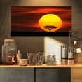 thumbnail image 1 of Design Art - Lonely Tree with Birds at Sunset, 1 of 4