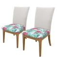 thumbnail image 2 of Balery Flamingo Stretch Couch Cushion Covers, Individual Sofa Cushion Covers, Soft Chair Sofa Seat Cushion Slipcover with Elastic Bottom Milk Silk-16.9in, 2 of 9