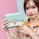 thumbnail image 2 of Versión coreana del bolso de mujer de costura, bolso de un solo hombro con hilo bordado y billetera cero, 2 of 6