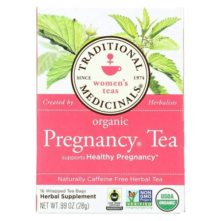 - Organic Pregnancy Herbal Tea, Caffeine-Free - 16 Tea Bags, This product Supports Healthy Pregnancy By Traditional