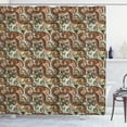 thumbnail image 1 of Ambesonne Paisley Shower Curtain, Blooms Ethnic, 69"Wx75"L, Multicolor, 1 of 3