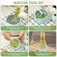 thumbnail image 4 of Wekvgz 6Pcs Matcha Whisk Set Complete Matcha Tea Set with Ceramic Bowl Matcha Whisk Matcha Sifter Matcha Spoon Matcha Whisk Storage Holder Practical Matcha Tea Whisk Set for Tea Lovers, 4 of 10