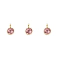thumbnail image 2 of Minnieouse Birthstone Rhinestone Crystal Golden Round Beads Jewelry Making Keychains DIY Drop Birthday Decorations Pendants Chain Type1 NO1, 2 of 6