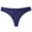 Dark Blue, variant on MuZeFu Thongs for Women Seamless Womens Low Waisted Sexy Seamless Plus Size Underwear Solid Color