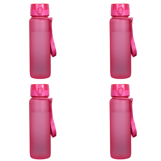 Botella Deportiva 1000 Ml Bebida A Prueba Fugas para Oficina Al Aire Libre () Roja