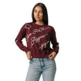 thumbnail image 3 of Women's Maroon Texas A&M Aggies Love Note Embroidered Pullover Sweater, 3 of 3