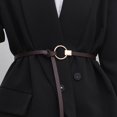 thumbnail image 1 of SUTENGDA Ceinture Noire Nouée pour Femmes en Été Robe Fine et Polyvalente Ceinture de Taille Simple, 1 of 6