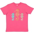 thumbnail image 3 of Inktastic Seahorse Ocean Sea Creatures Youth T-Shirt, 3 of 5