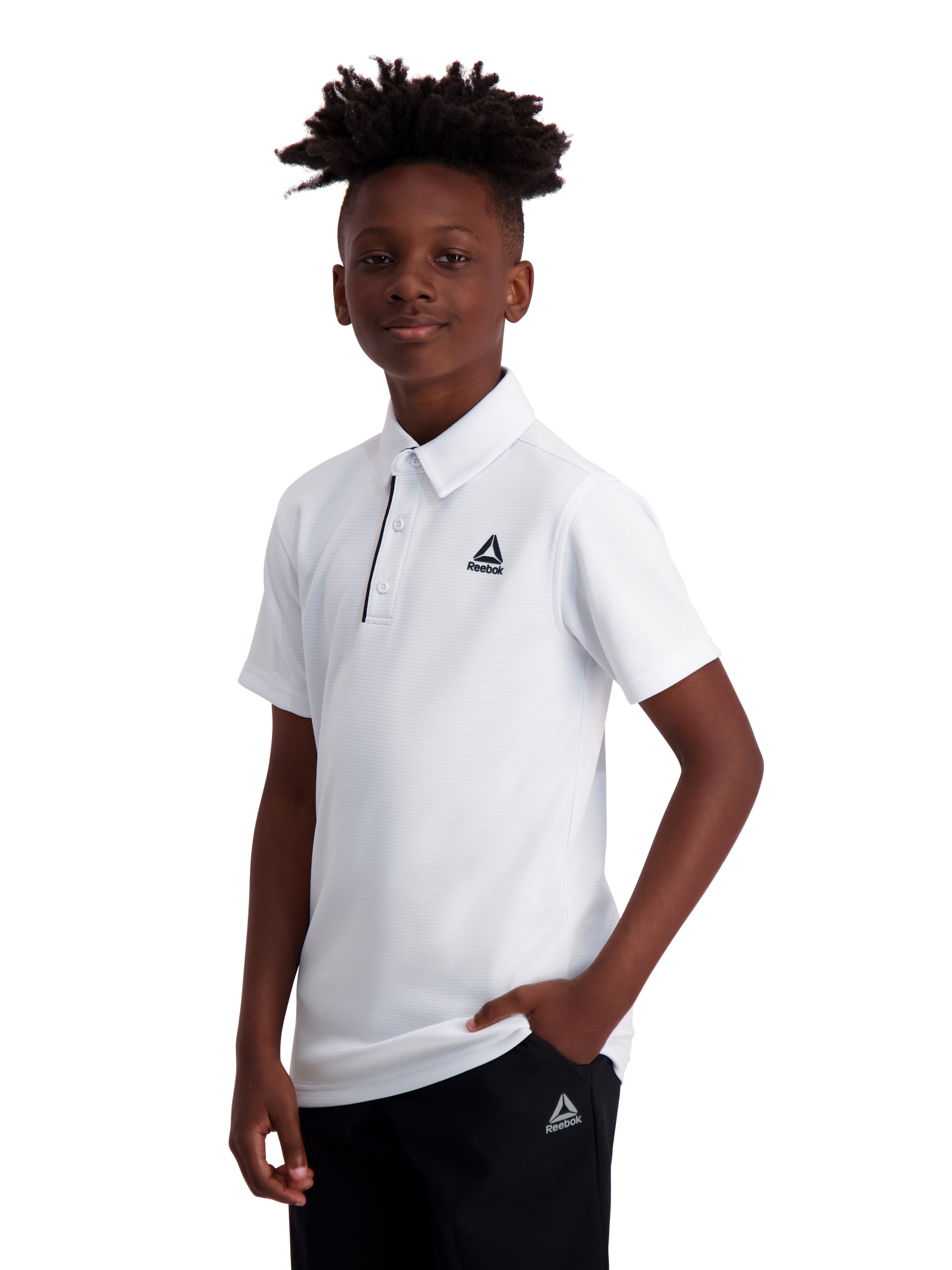 Reebok Boy's Performance Polo Uniform Shirt, Sizes 4-18