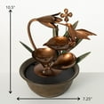 thumbnail image 4 of Sullivans 10.5" Indoor Copper Hummingbird Fountain, 4 of 4