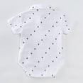 thumbnail image 4 of Wamejoo Baby Boys Summer Clothes Sets Short Sleeve Shirt Tops And Shorts Hat Child Kids Gentleman Outfits, 4 of 9