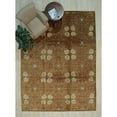 thumbnail image 2 of EORC Rust Handmade Wool Transitional Ningxia? Rug, 9'x 12', 2 of 4