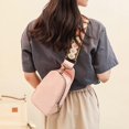 thumbnail image 5 of Bolso bandolera de moda para mujer de piel sintética, pequeño riñonera, bolsos de pecho, mochila de hombro para mujeres, adolescentes y niñas, 5 of 5