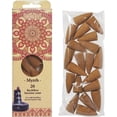 thumbnail image 3 of Hosley 120 Pack of Backflow Fragrance Incense Cones - Myrrh- Infused with Essential Oils. Ideal Gift for Wedding, Events, Aromatherapy, Spa, Reiki, Meditation, Bathroom Setting, 3 of 4