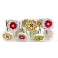 thumbnail image 3 of Printed Fabric Shower Curtain Set with 12 Resin Hooks Floral Design, 3 of 3