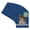 Brooke Blue Suede, variant on Dark Red Suede Picture Frame Mat for 8.5x11 Frames - Fits 5x7 Photos - 25 Mats