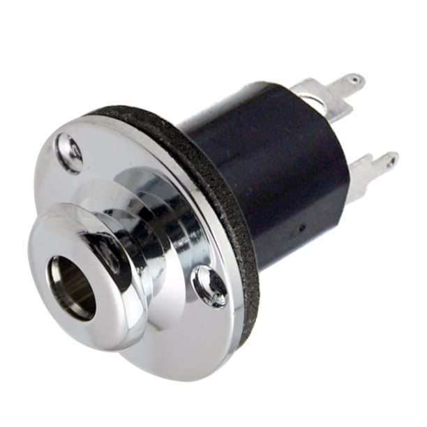 Enchufe Zócalo de Salida 1/4'' Sunnimix Conector de Clavija de Guitarra