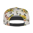 thumbnail image 4 of Balery Baseball Cap Flat Bill Hats for Men Adjustable Size for Running Workouts and Outdoor Activities All Seasons Dad Hat(Bird Sunflowers ), 4 of 9