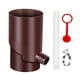 thumbnail image 5 of Desviador de bajante Colector de lluvia para bajantes redondos Desvía el agua hacia la lluvia 8cm, 5 of 9