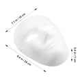 thumbnail image 4 of MasteelfCA 4 Pcs Blank Masks Paper Mache Mask Diy Masks Masquerade Masks Paintable Masks, 4 of 8