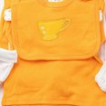 thumbnail image 5 of Gibobby 8Pcs Infant Newborn 6-9 Months Unisex Fall Winter Clothes Sets Jumpsuit+Romper+Tops+Hat+Pants+Bib+Sock Shoses Outfits Set Casual Daily Wear Newborn Gift Layette Outfit Set,Orange, 5 of 6